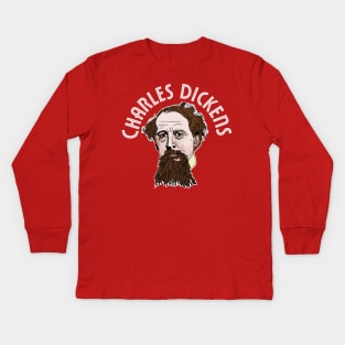 Charles Dickens Kids Long Sleeve T-Shirt